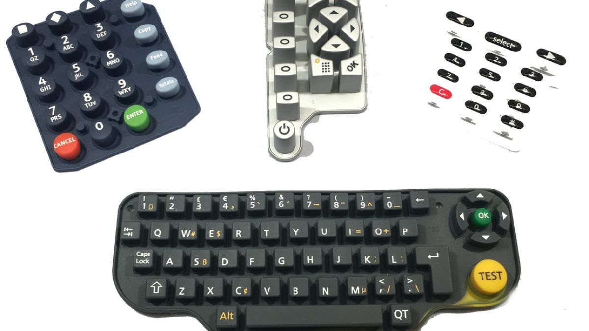 silicone keypads applications