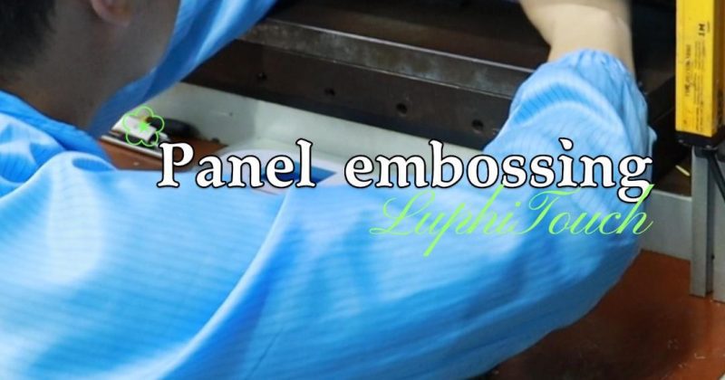 The key process for producing membrane switches: panel embossing