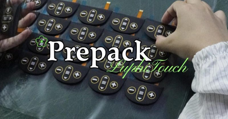 THE KEY PROCESS OF PRODUCTION: Prepack with silicone rubber keyboard(silicone rubber keypad)