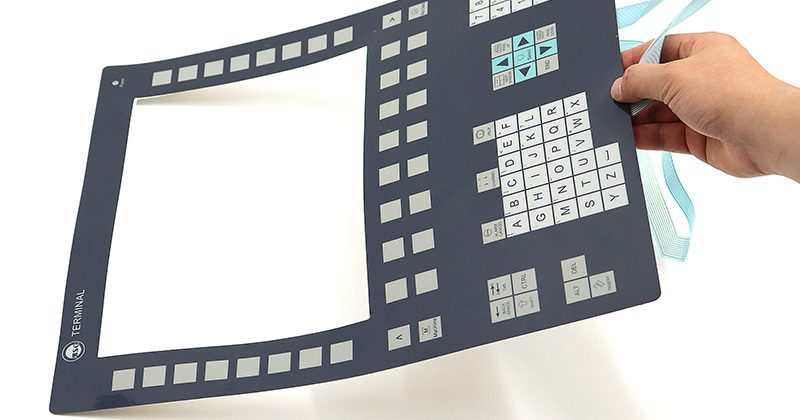 What does the production material of film face plate have, what does the material that produces film face plate have?